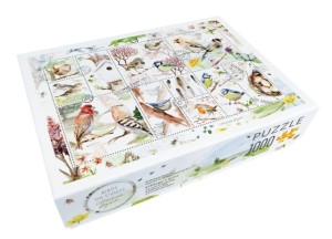 Bekking & Blitz: Birds on Stamps (1000) vogelpuzzel