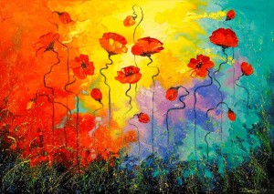 Enjoy: Magic Poppies (1000) bloemenpuzzel