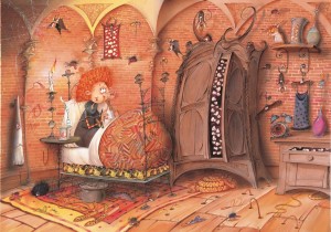 Grafika: Francois Ruyer - Witch Bed (1000) legpuzzel