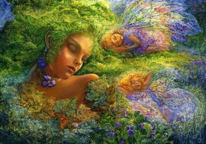 Grafika: Josephine Wall - Moss Maiden (1000) legpuzzel