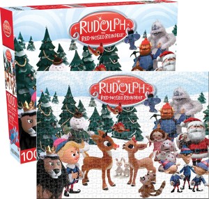 Aquarius: Rudolph the Red-Nosed Reindeer (1000) kerstpuzzel