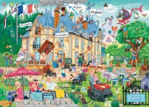 Tucker's Fun Factory: De Meilandjes - Chateau op stelten (1000) legpuzzel