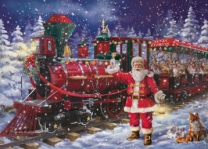 Tucker's Fun Factory: The Santa Express (1000) kerstpuzzel