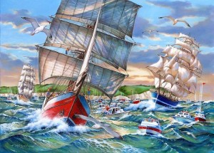 House of Puzzles: Tall Ships (1000) legpuzzel