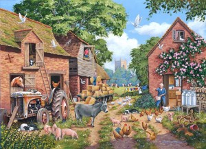 House of Puzzles: Find the Differences 24 Farm Focus (1000) legpuzzel