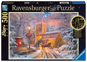 Ravensburger: Schitterende Kerst (500) kerstpuzzel glow in the dark