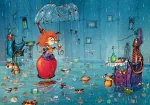 Grafika: Francois Ruyer - Wet Witch (1000) legpuzzel