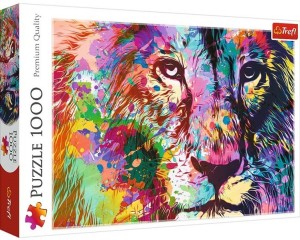 Trefl: Colorful Lion (1000) legpuzzel