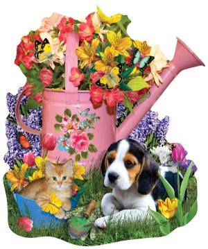 SunsOut: Spring Watering Can (1000) shaped puzzel