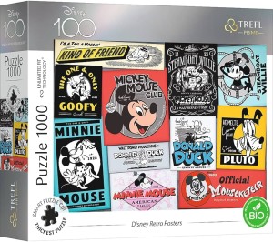 Trefl: Disney Retro Posters (1000) disneypuzzel