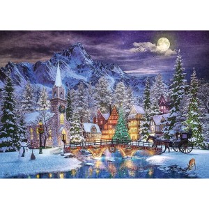 Trefl: Christmas Atmosphere - Dominic Davison (1000) kerstpuzzel
