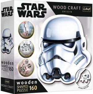 Trefl: Wood Craft - Stormtrooper's Helmet (160) houten legpuzzel
