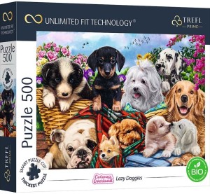 Trefl: Lazy Doggies (500) hondenpuzzel