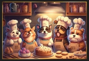 Piece of Mind: Puppie Chefs (1000) hondenpuzzel