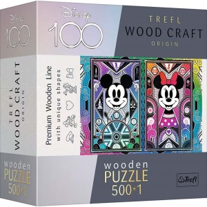 Trefl: Wood Craft - Mickey and Minnie Special Edition (500) houten puzzel
