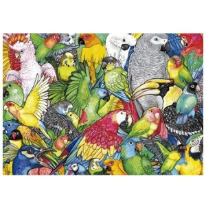 Educa: Parrots (500) vogelpuzzel