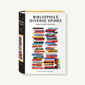 Chronicle Books: Bibliophile Diverse Spines (500) legpuzzel