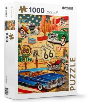 Rebo: Route 66 (1000) verticale puzzel