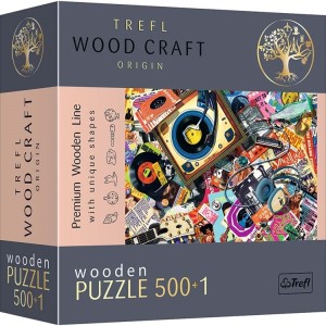 Trefl: Wood Craft - In the World of Music (500) houten legpuzzel