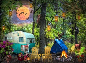 SunsOut: Summertime Camping (500XXL) legpuzzel