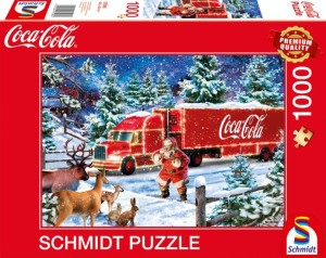 Schmidt: Coca Cola Christmas Truck (1000) kerstpuzzel