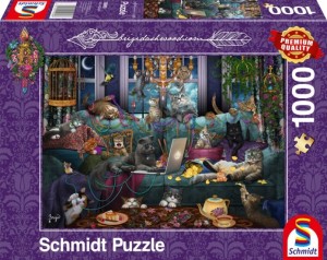 Schmidt: Brigid Ashwood - Quarantine Cats (1000) kattenpuzzel