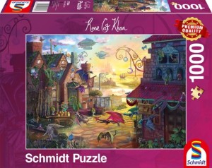 Schmidt: Rose Cat Khan - Drakenpost (1000) fantasypuzzel