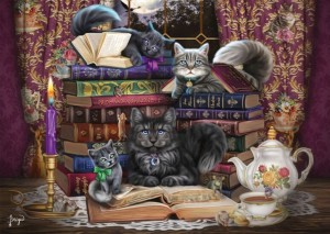 Schmidt: Brigid Ashwood - Storytime Cats (1000) kattenpuzzel