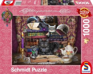 Schmidt: Brigid Ashwood - Storytime Cats (1000) kattenpuzzel