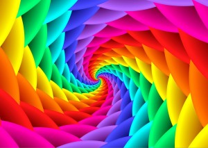 Enjoy: Gradient Rainbow Swirl (1000) legpuzzel