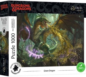 Trefl: Dungeons and Dragons - Green Dragon (1000) legpuzzel
