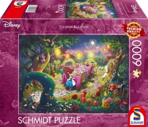 Schmidt: Thomas Kinkade - Mad Hatter's Tea Party (6000) disneypuzzel