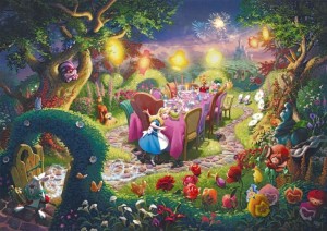 Schmidt: Thomas Kinkade - Mad Hatter's Tea Party (6000) disneypuzzel