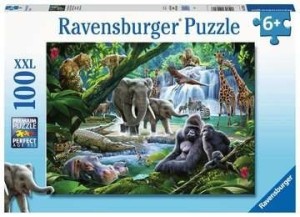 Ravensburger: Jungle Dieren (100XXL) kinderpuzzel