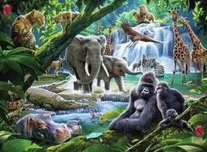 Ravensburger: Jungle Dieren (100XXL) kinderpuzzel