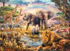 Ravensburger: Afrikaanse Savanne (100XXL) kinderpuzzel