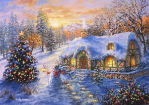 Bluebird: Christmas Cottage (2000) kerstpuzzel
