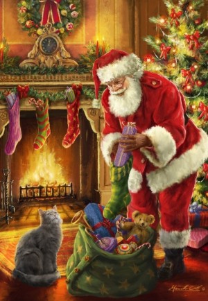 Bluebird: Santa Has Arrived (1000) verticale puzzel