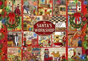 Bluebird: Santa's Workshop North Pole (1000) kerstpuzzel