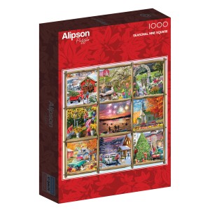 Alipson: Seasonal Nine Square (1000) vierkante puzzel