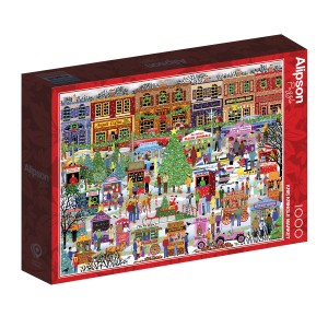 Alipson: Kris Kringle Market (1000) kerstpuzzel