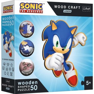 Trefl: Wood Craft - Sonic the Hedgehog (50) houten legpuzzel