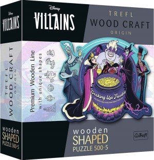 Trefl: Wood Craft - Disney Villains Cooking Up Trouble (500) houten disneypuzzel