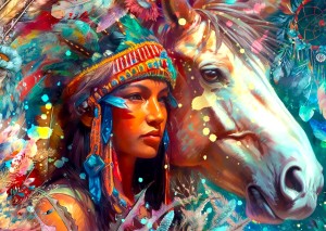 Enjoy: Wild Spirit (1000) indiaanpuzzel