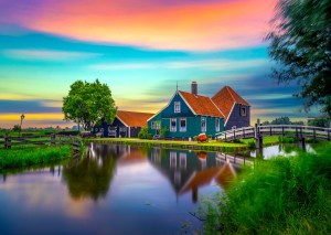 Enjoy: Farm House in the Netherlands (1000) legpuzzel