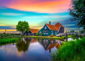 Enjoy: Farm House in the Netherlands (1000) legpuzzel