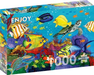 Enjoy: Underwater Rainbow (1000) legpuzzel