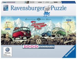 Ravensburger: Met de VW Bulli over de Brennerpas (1000) panoramapuzzel