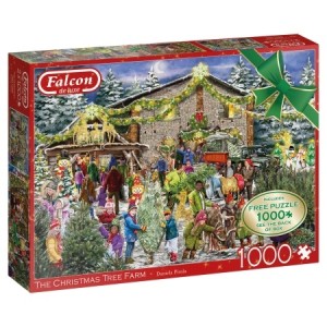 Falcon: Christmas Tree Farm (2x1000) kerstpuzzels