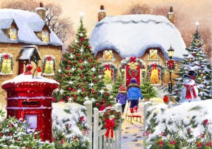 Bluebird: Winter Cottage (2000) kerstpuzzel